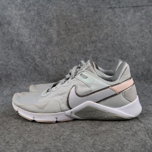 Nike Shoes Womens 9 Running Sneaker Legend Essential 2 Athletic Trainers Grey - Picture 4 of 12